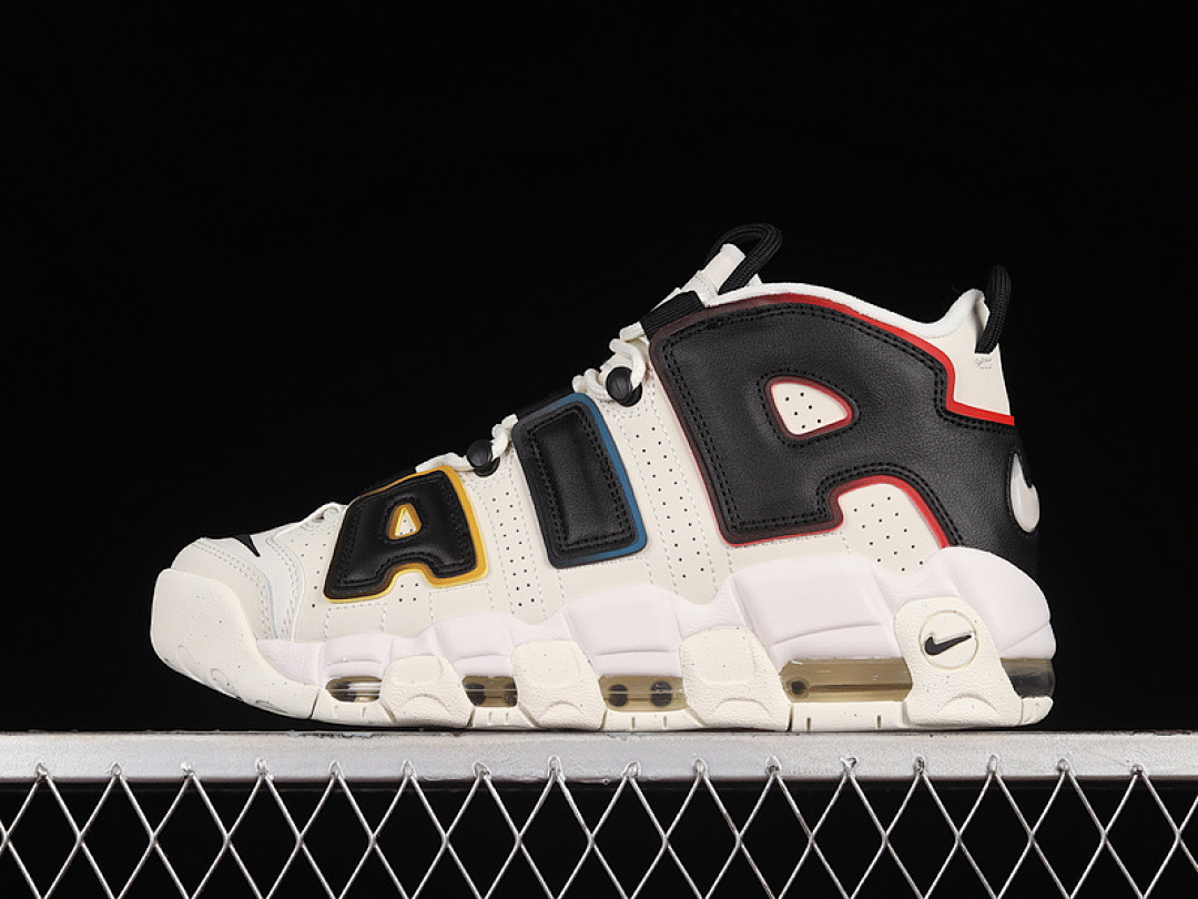 Nike [DM1297-100]-[AIR MORE UPTEMPO 96 PRIMARY COLORS BLACK/SAIL/BLACK/TEAM ORANGE]-[UNISEX:36-46], photo 1