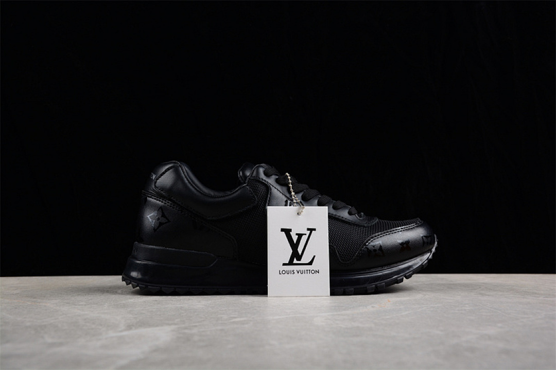 Louis Vuitton [0317174H56]-[L*V RUN AWAY SNEAKERS BLACK]-[WOMAN:36-39]-[MAN:40-45] - Image 5