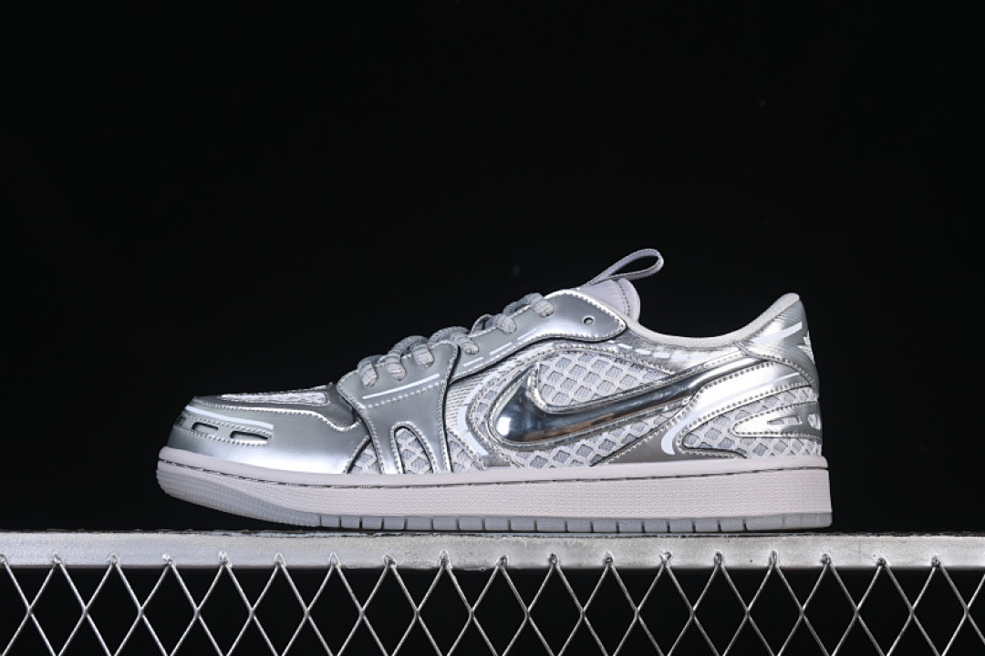 Jordan [HQ2186-002]-[AIR JORDAN 1 LOW MM V3 GREY/SILVER]-[WOMAN:36-39]-[MAN:40-46], photo 1