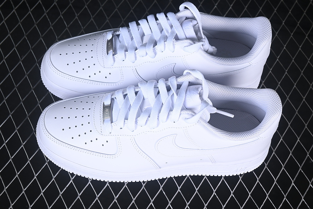 Nike [CW2288-111]-[AIR FORCE 1 07 LOW CASUAL SNEAKERS WHITE/PURE WHITE]-[WOMAN:36-39]-[MAN:40-46] - Image 10