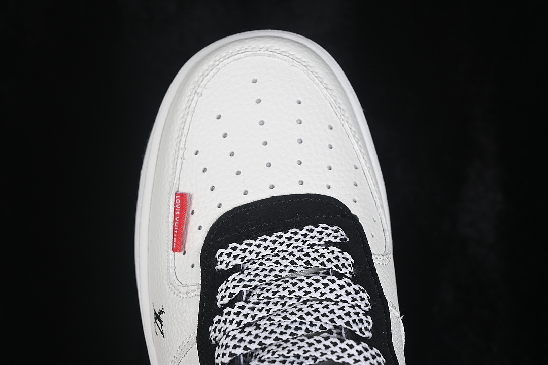 Nike [WY0655-107]-[AIR FORCE 1 07 LOW CASUAL SNEAKERS WHITE/BLACK/WHITE]-[WOMAN:36-39]-[MAN:40-45] - Image 10