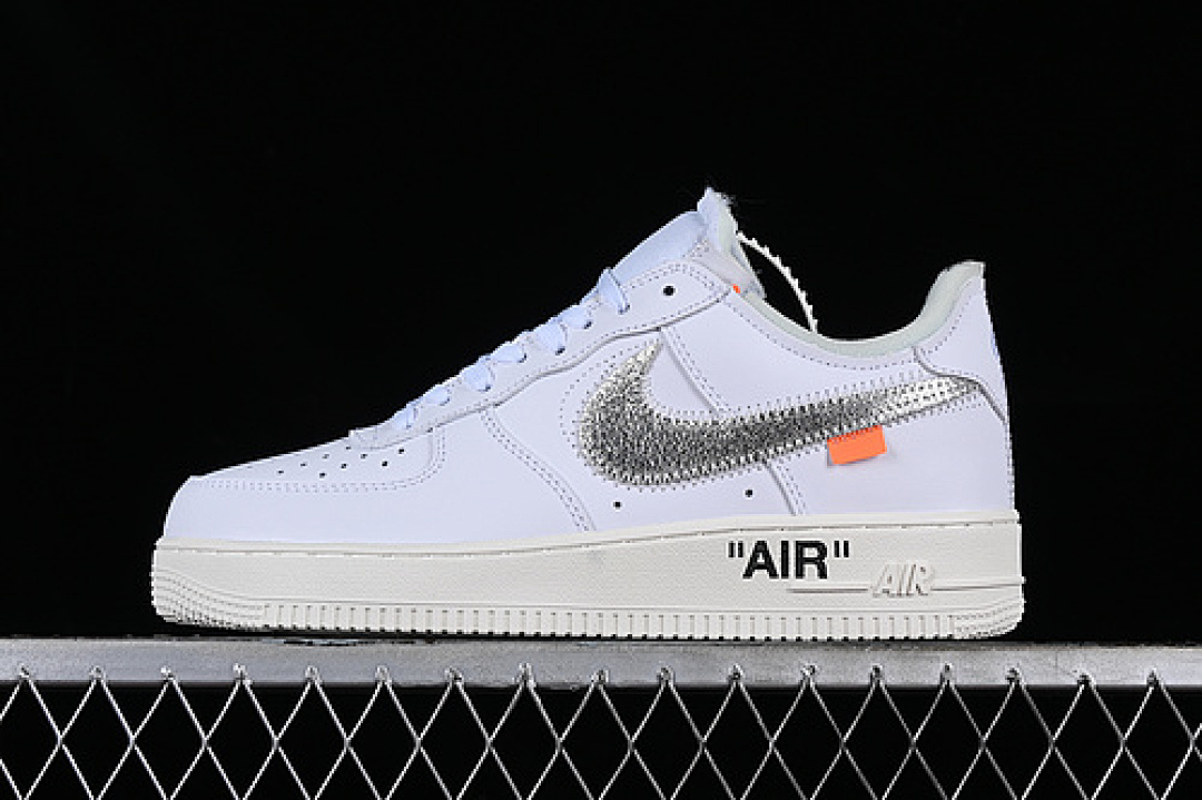 Nike [AO4297-100]-[OFF WHITE AIR FORCE 1 07 LOW COMPLEXCON WHITE/GREY/BLACK]-[MAN:40-45], photo 1