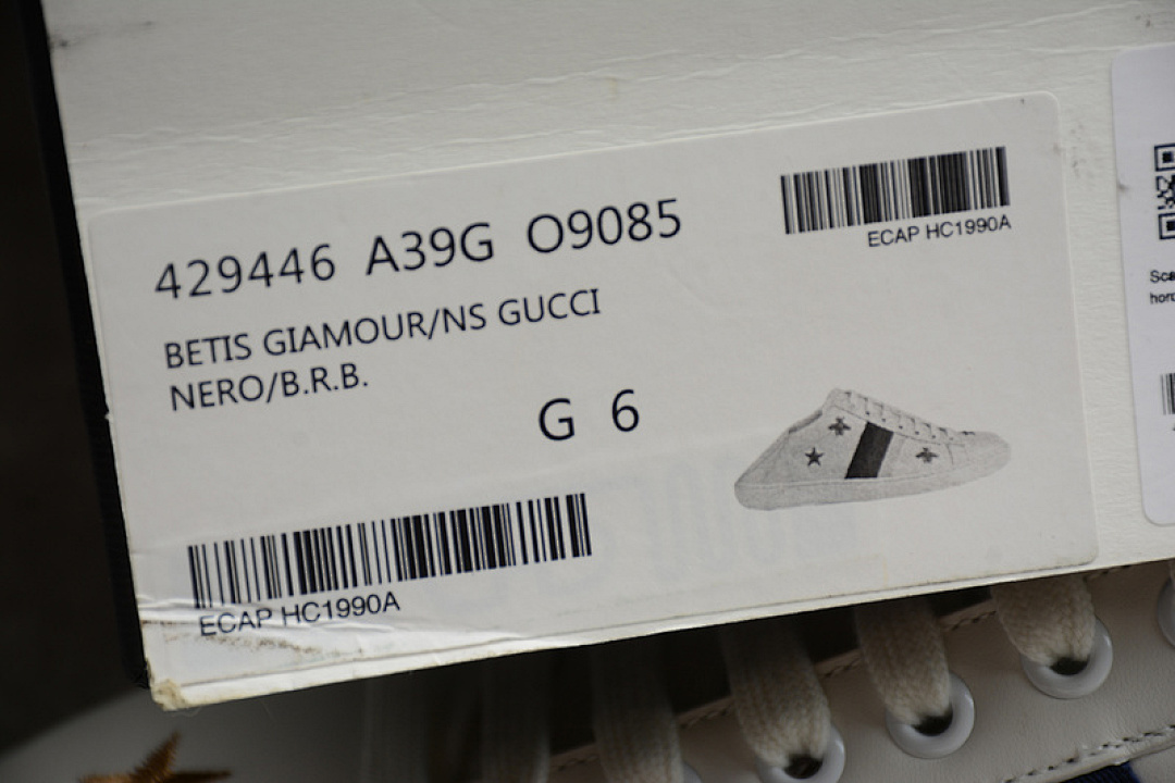 Gucci [GU*CCI ACE EMBROIDERED LOW-TOP SNEAKER WHITE/BLUE/GOLD]-[WOMAN:35-39]-[MAN:40-44] - Image 2