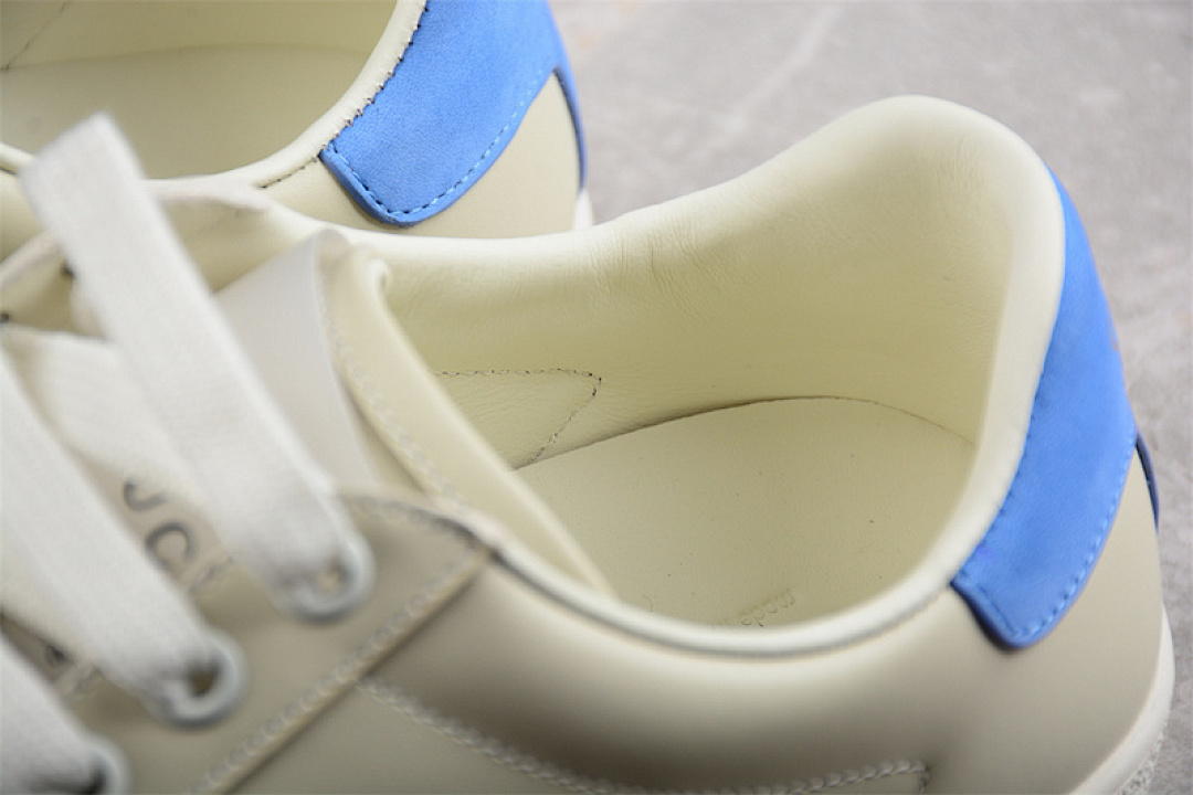 Gucci [GU*CCI ACE LOW TOP CASUAL SNEAKERS BEIGE/RED/LIGHT BLUE]-[WOMAN:35-39]-[MAN:40-44] - Image 5