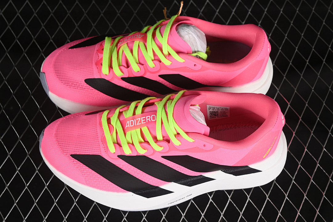 Adidas [JS4455]-[ADIZERO EVO SL WHITE/BLACK/PINK/GREEN]-[WOMAN:36-39]-[MAN:40-45] - Image 11