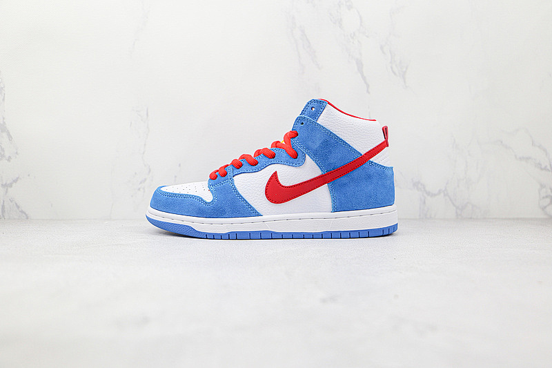 Nike DUNK HIGH SB DORAEMON LIGHT PHOTO BLUE/SPEED YELLOW/UNIVERSITY RED · CI2692-400, photo 1