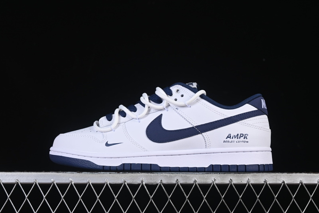 Nike DUNK LOW JUST DO IT CASUAL BASKETBALL NAVY BLUE/WHITE · WB0620-118, photo 1