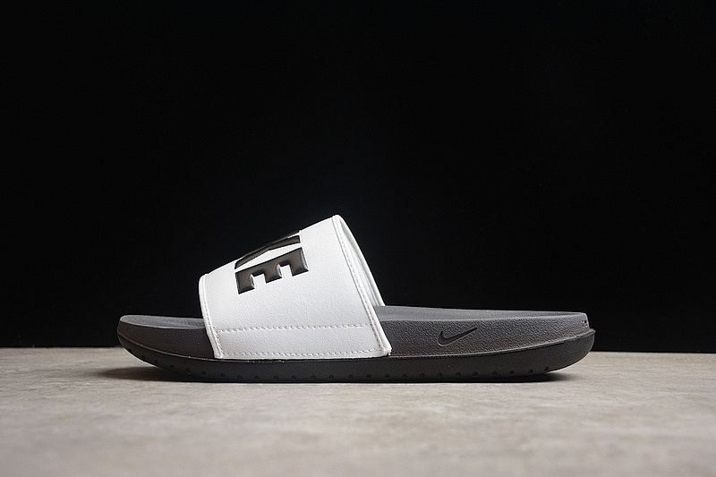 Nike Nike OFFCOURT SLIDE WHITE/BLACK/DARK GREY · BQ4639-101, photo 1