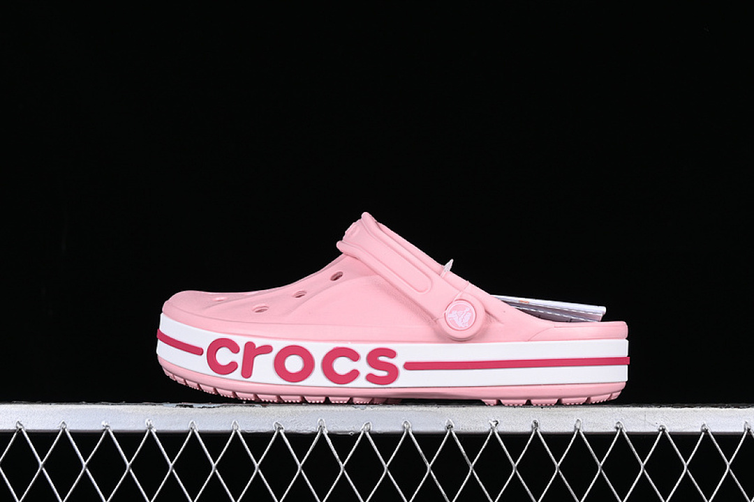 Crocs Crocs [ DUAL USE BEACH HOLE SHOES WHITE/PINK/RED]-[WOMAN:34-39]-[MAN:40-46], photo 1
