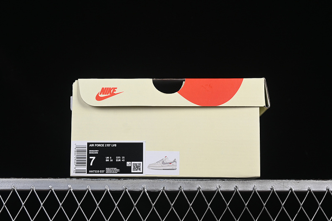 Nike [HH7518-037]-[AIR FORCE 1 07 LOW WHITE/GREY/RED]-[WOMAN:36-39]-[MAN:40-45] - Image 12