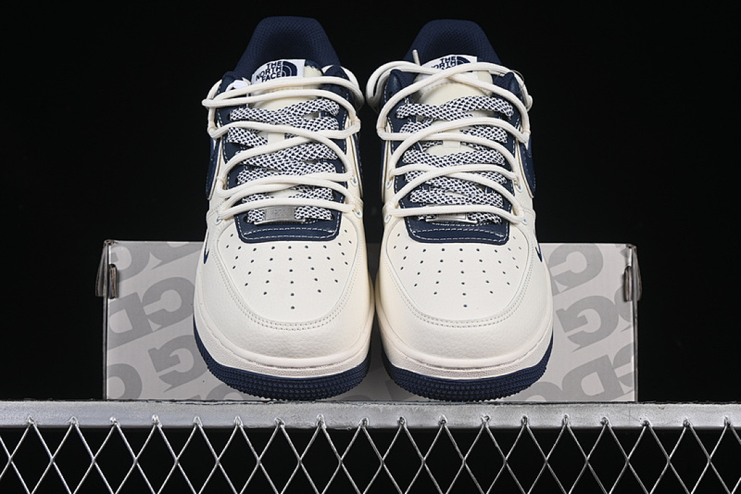 Nike [SJ1198-107]-[AIR FORCE 1 07 LOW OFF WHITE/BLUE]-[WOMAN:36-39]-[MAN:40-45] - Image 13