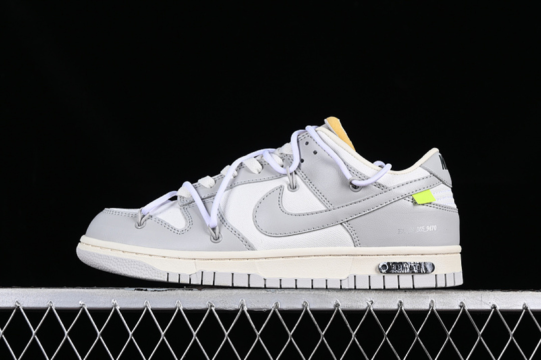 Off-White Nike OFF WHITE X DUNK LOW LOT 49 OF 50 SAIL/NEUTRAL GREY/WHITE · DM1602-123, photo 1