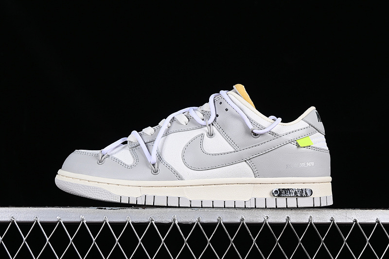Off-White Nike OFF WHITE X DUNK LOW LOT 49 OF 50 SAIL/NEUTRAL GREY/WHITE · DM1602-123, photo 1