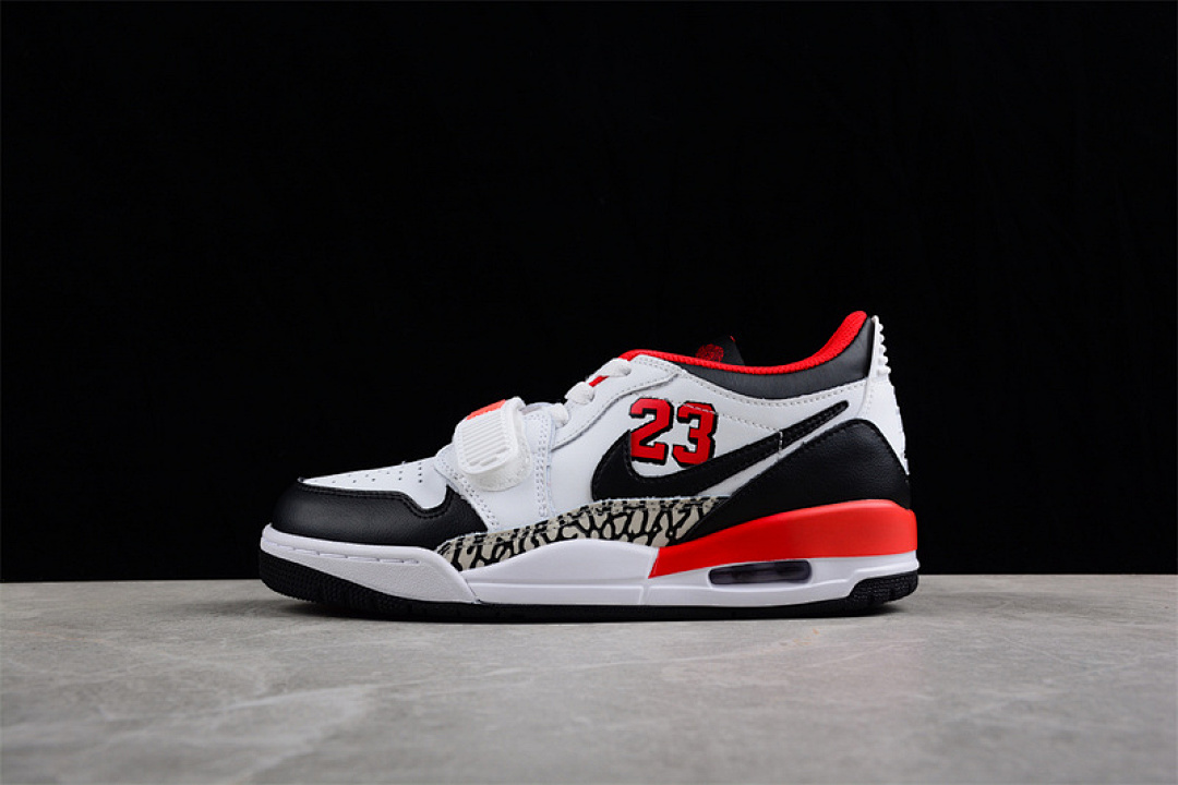 Jordan [FJ7221-101]-[JORDAN LEGACY 312 LOW 23 WHITE/BLACK/RED]-[WOMAN:36-39]-[MAN:40-45], photo 1