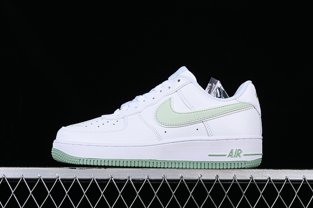 Nike [CV5696-968]-[AIR FORCE 1 07 LOW SWOOSH WHITE/GREEN]-[WOMAN:36-39]-[MAN:40-45], photo 1