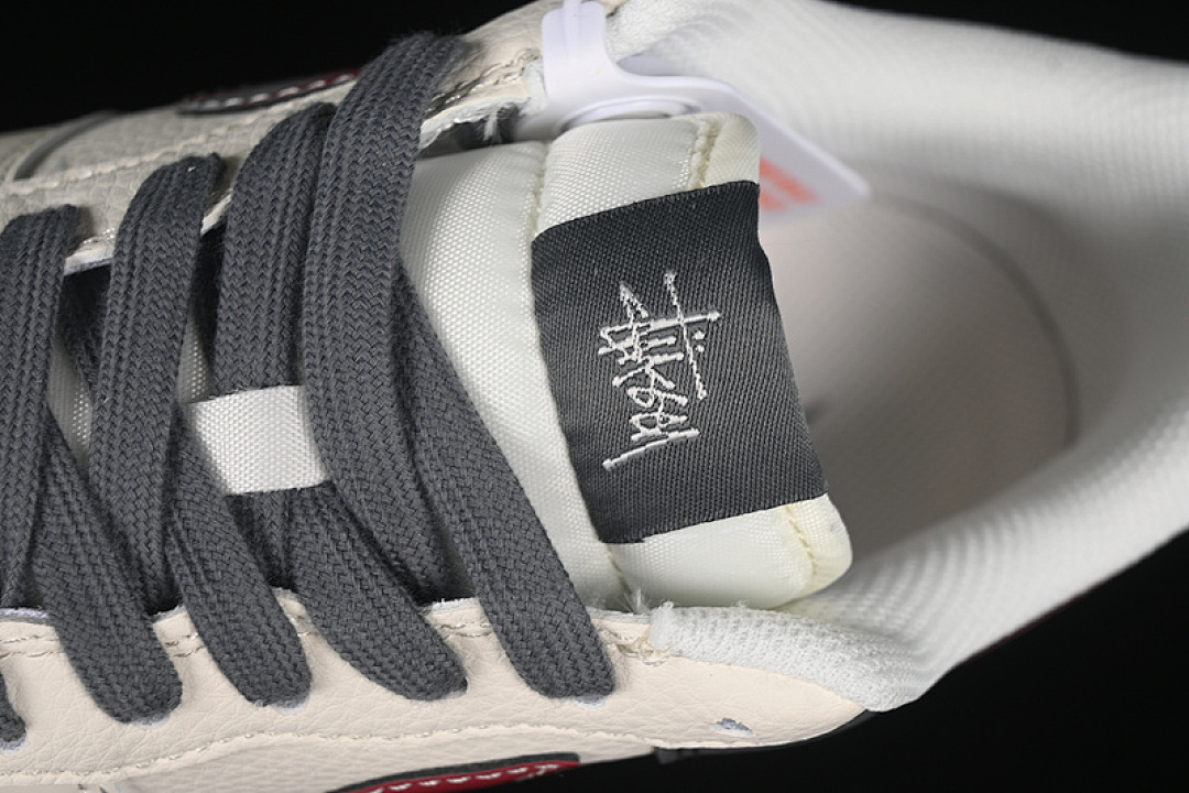 Nike [XS1958-573]-[AIR FORCE 1 07 LOW WHITE/GREY/RED]-[WOMAN:36-39]-[MAN:40-45] - Image 9
