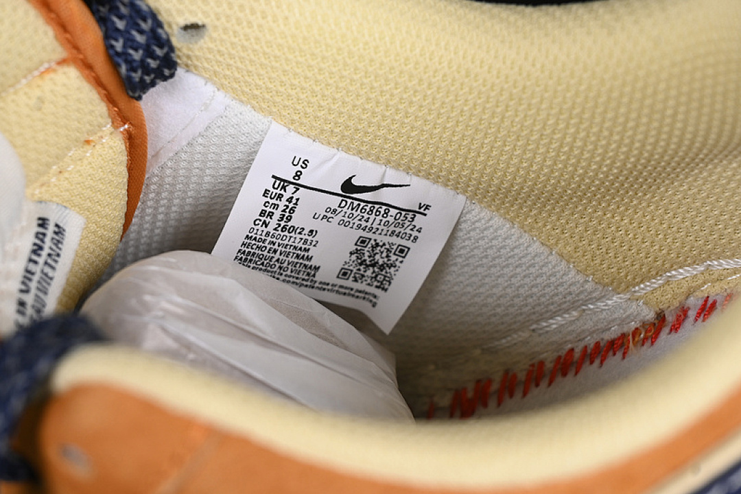 Nike [DM6688-053]-[AIR FORCE 1 07 LOW WHITE/BROWN/BLUE]-[WOMAN:36-39]-[MAN:40-45] - Image 6