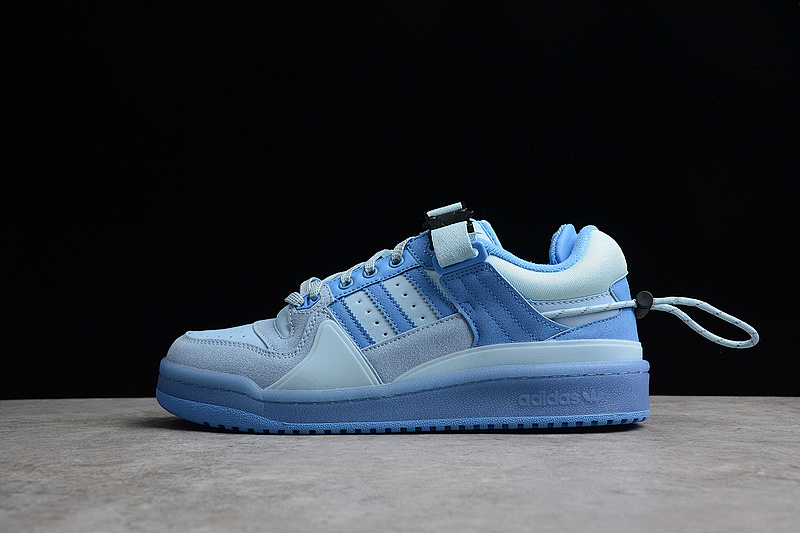 BAD BUNNY X FORUM LOW SHOES BLUE/BLUE/BLACK · GW0267, photo 1