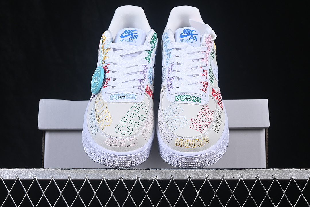 Nike [II1549-100]-[AIR FORCE 1 07 LOW CASUAL SNEAKERS GREY/WHITE]-[WOMAN:36-39]-[MAN:40-45] - Image 12