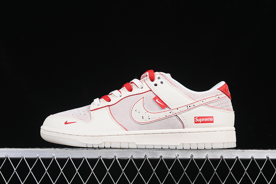 Off-White [DM6868-033]-[SB DUNK LOW SUP OFF WHITE/RED]-[WOMAN:36-39]-[MAN:40-45], photo 1