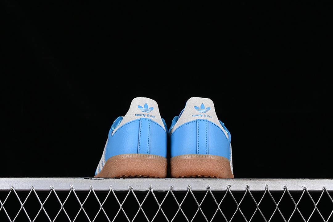 Adidas [IE6975]-[SAMBA OG SPORTY&RICH GREY/BLUE/BROWN]-[WOMAN:35-39]-[MAN:40-46] - Image 14
