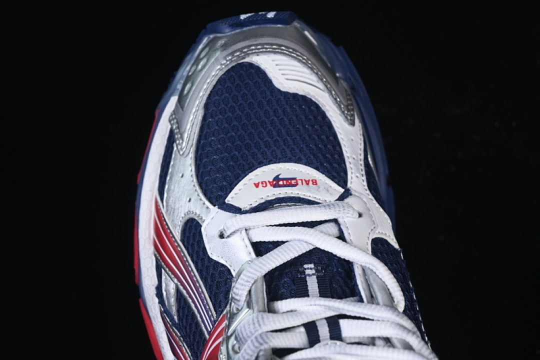 Balenciaga [WRUNG4610]-[BALENCIAGA RUNNER KITH FOUR.COLOR NAVE BLUE/SILVER/RED]-[WOMAN:35-39]-[MAN:40-46] - Image 10