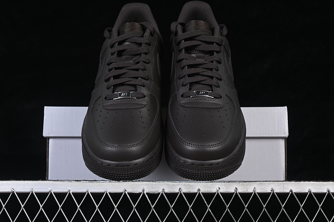 Nike [IH1698-200]-[AIR FORCE 1 07 LOW BLACK/BLACK/BLACK]-[WOMAN:38.5-39]-[MAN:40-48.5] - Image 13