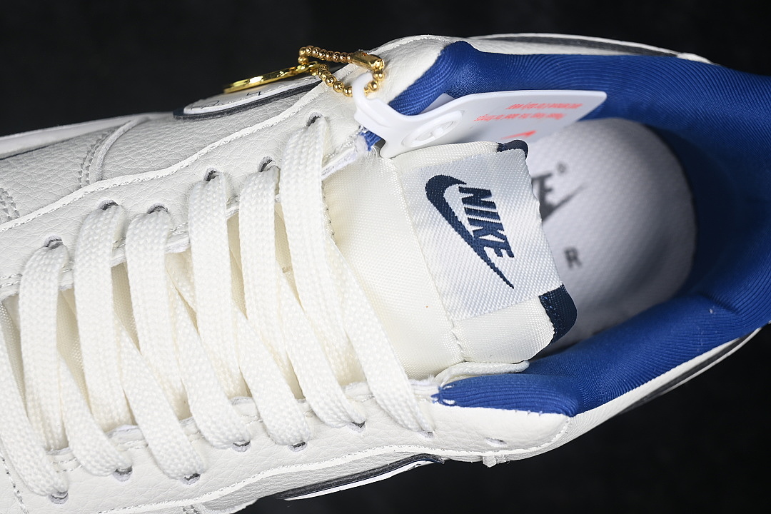 Nike [WY0655-112]-[AIR FORCE 1 07 LOW CASUAL SNEAKERS NAVY BLUE/WHITE]-[WOMAN:36-39]-[MAN:40-45] - Image 8