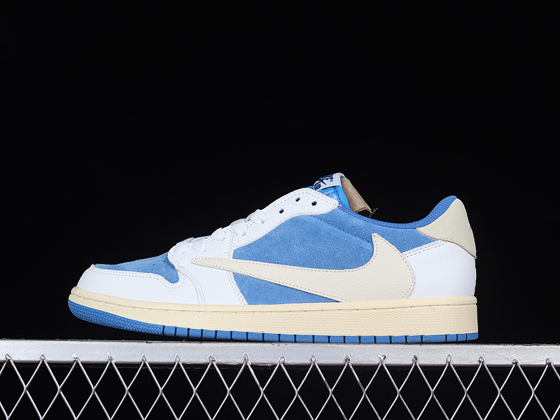 Jordan TRAVIS SCOTT X AIR Jordan 1 LOW BLUE/WHITE/BEIGE · CQ4277-212, photo 1