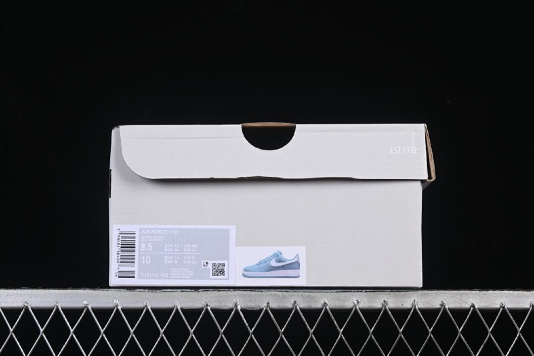 Nike [FJ4146-403]-[AIR FORCE 1 07 LOW CASUAL SNEAKERS SKY BLUE/WHITE]-[WOMAN:36-39]-[MAN:40-45] - Image 11