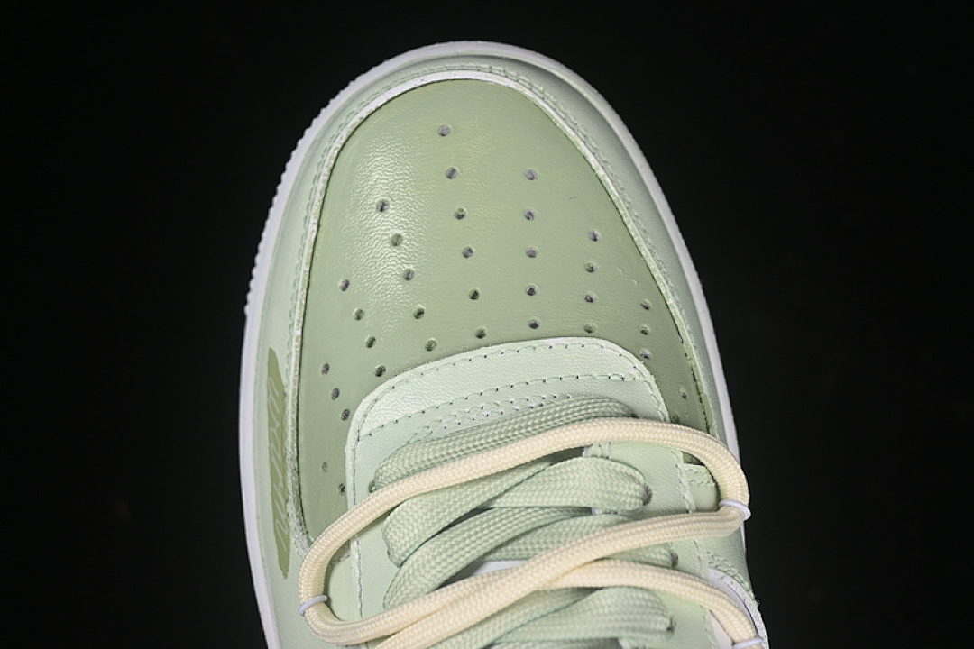Nike [DH2920-111]-[AIR FORCE 1 07 LOW GREEN LOVE WHITE/GREEN]-[WOMAN:36-39]-[MAN:40-45] - Image 9
