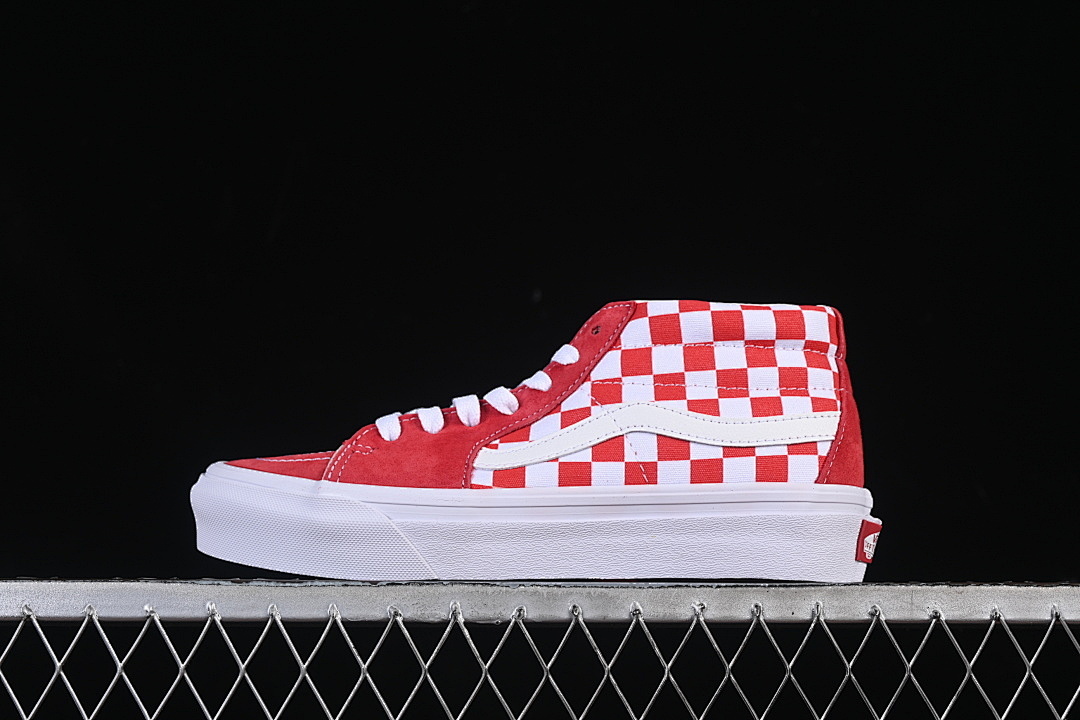MID SIZED CASUAL SKATE SHOES RED/WHITE · VN0A5JMFBRC, photo 1