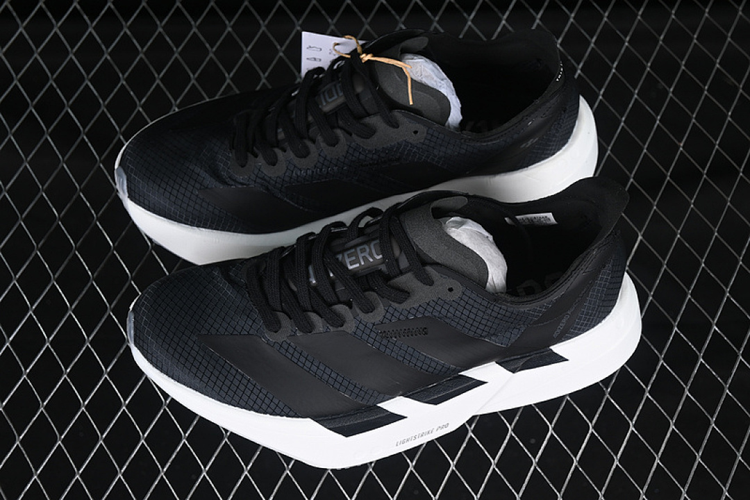 Adidas [JR6360]-[ADIZERO ADIOS 4 M BLACK/WHITE]-[WOMAN:36-39]-[MAN:40-45] - Image 11