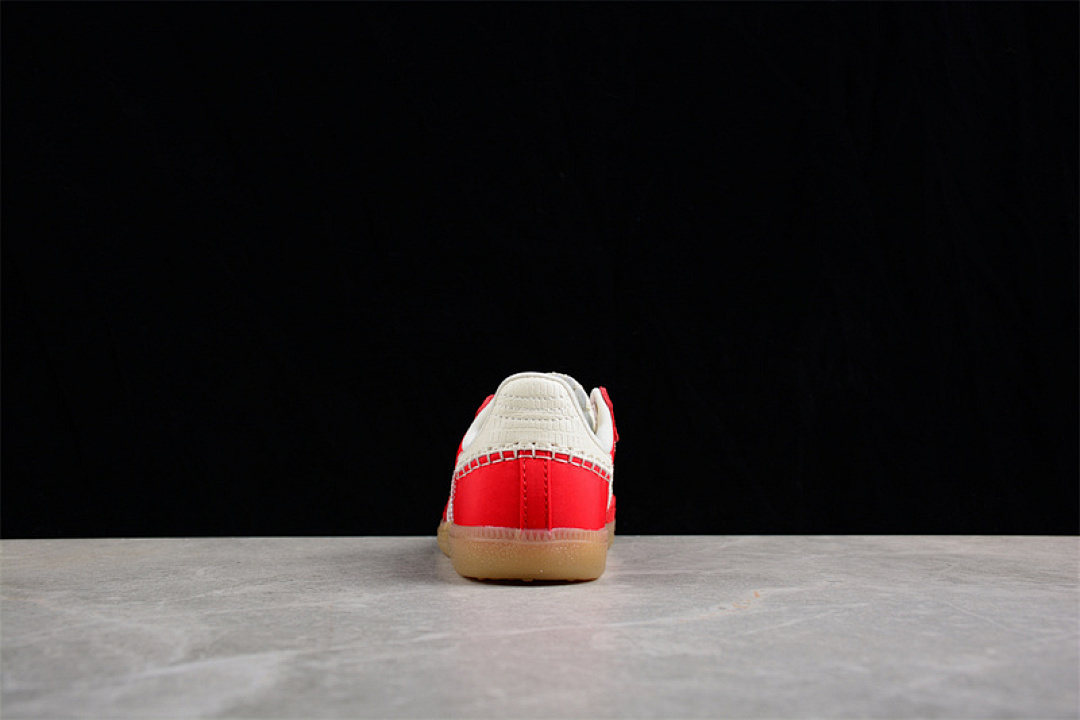 Adidas [GY6612]-[WALES BONNER X SAMBA COLLEGIATE ORANGE/ECRU TINT/COLLEGIATE ORANGE]-[SIZE:28-35] - Image 7