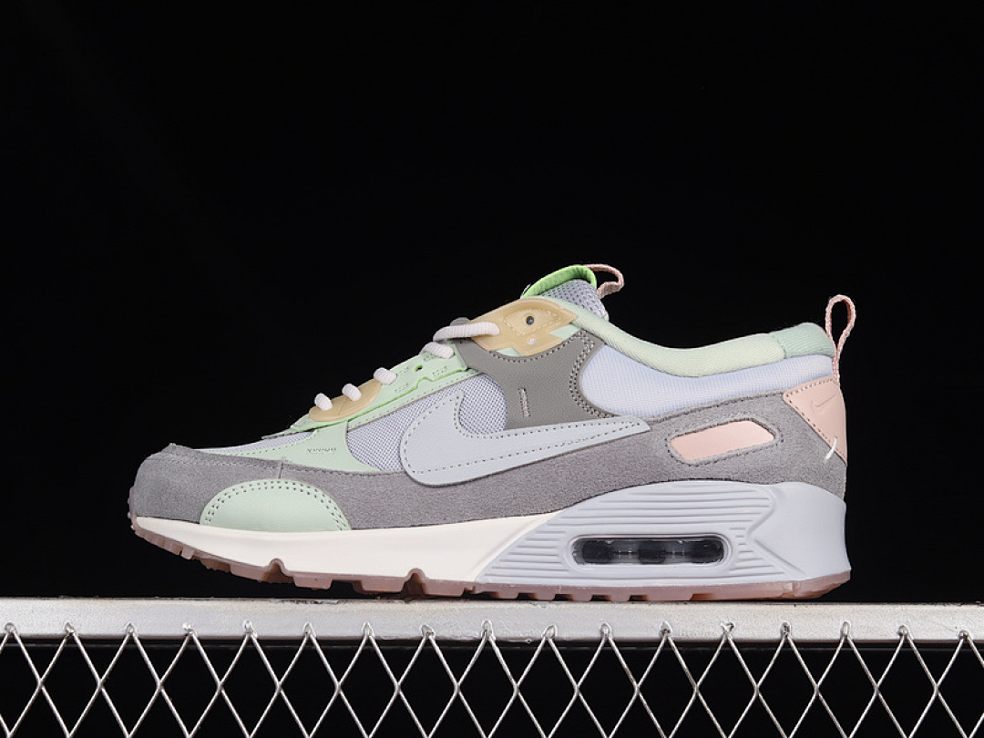 Unbranded [DM9922-001]-[AIR MAX 90 FUTURA LIGHT GREY/GREEN/PINK]-[WOMAN:36-39]-[MAN:40-45], photo 1