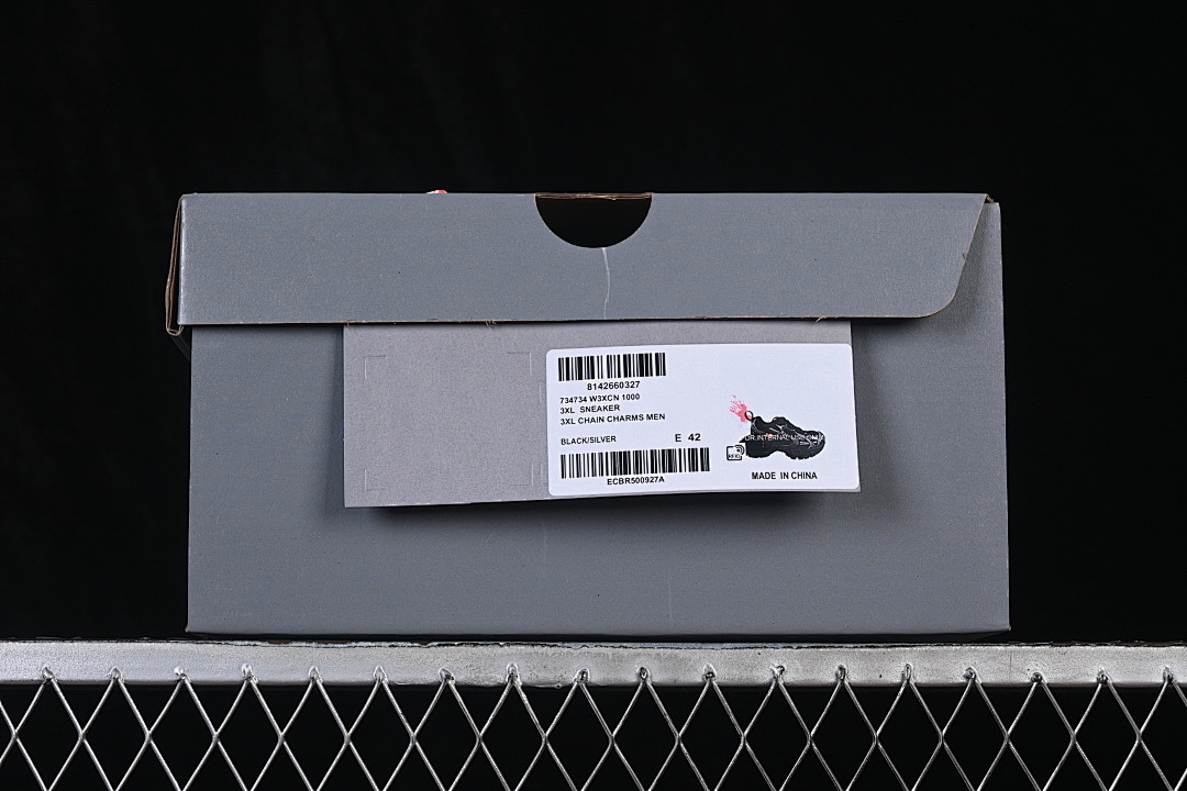 Balenciaga [W3XCN1000]-[CHARMS MEN TRENDY RUNNING SHOES BLACK/SILVER]-[WOMAN:35-39]-[MAN:40-46] - Image 12