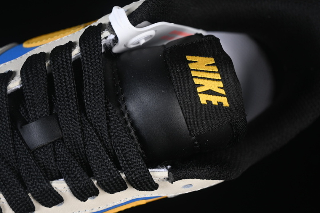 Nike [NH0601-577]-[AIR FORCE 1 07 LOW WHITE/NAVY BLUE/YELLOW]-[WOMAN:36-39]-[MAN:40-45] - Image 9