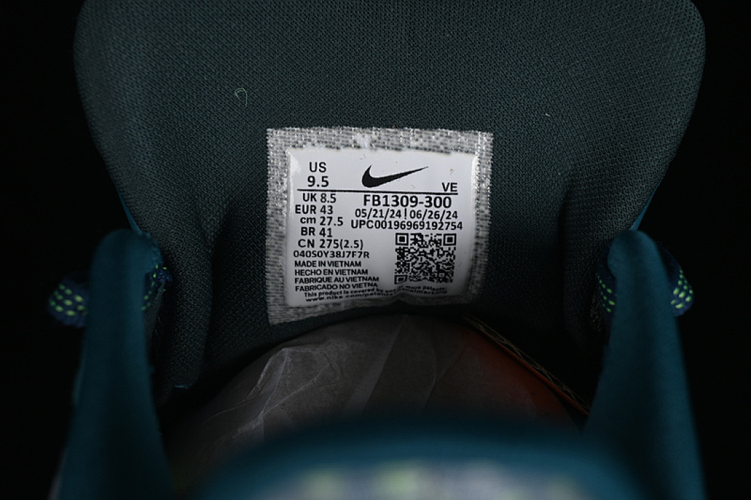 Nike [FB1309-300]-[AIR ZOOM VOMERO 17 DEEP JUNGLE/GEODE TEAL/SEA GLASS/BLACK]-[MAN:39-46] - Image 6