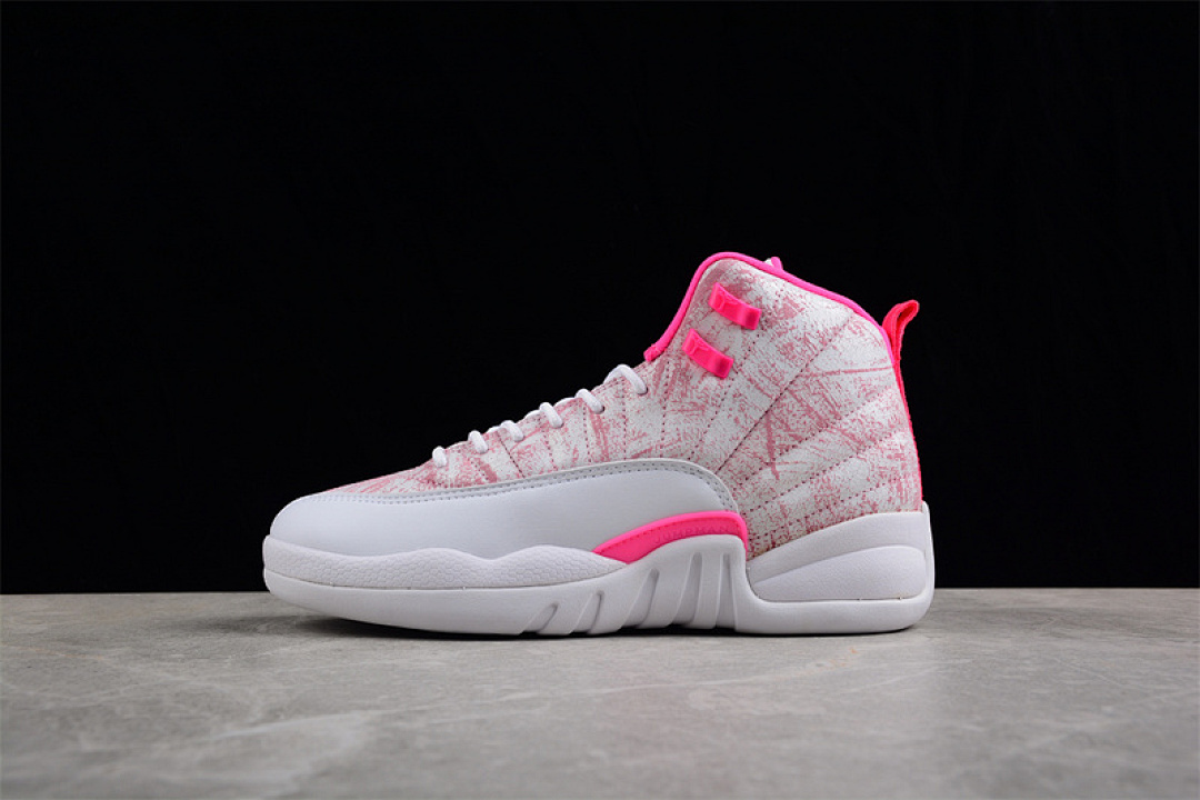 Jordan AIR Jordan 12 RETRO GS WHITE/ARCTIC PUNCH/HYPER PINK · 510815-101, photo 1