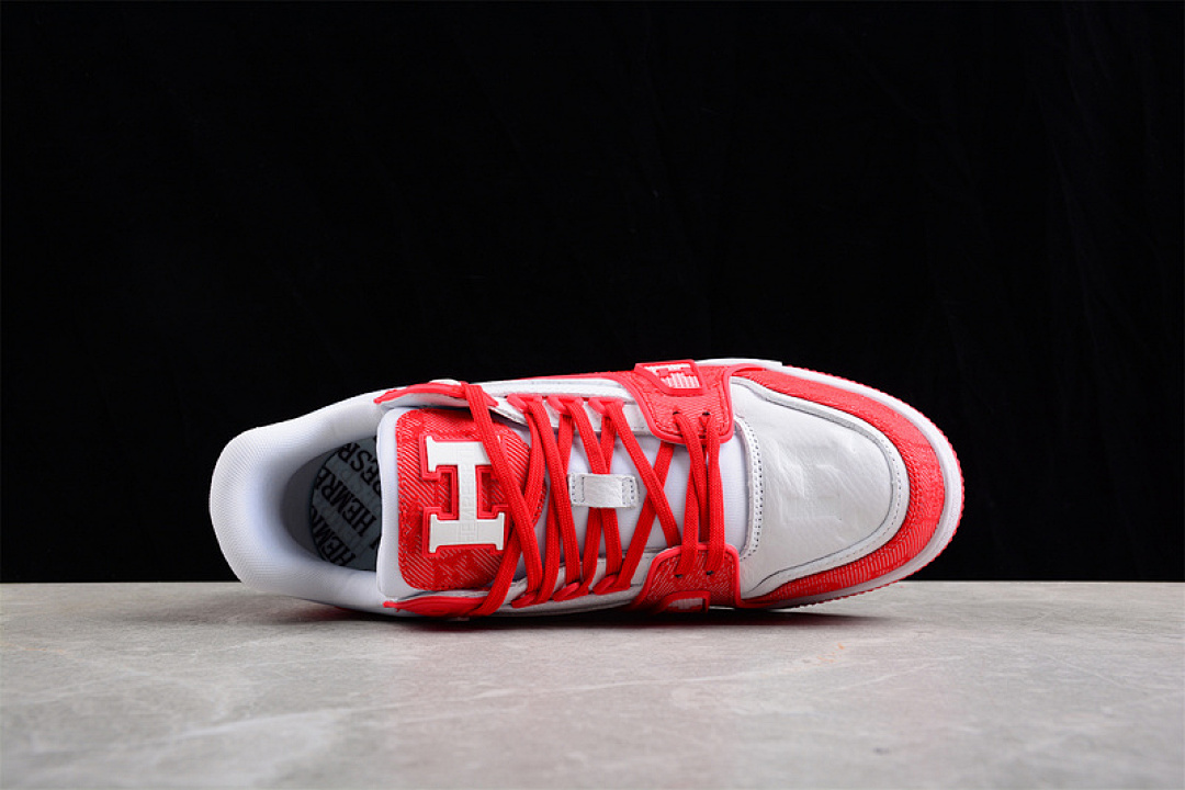 Louis Vuitton [L*V 2022 TRAINER SNEAKERS RED/WHITE/RED]-[WOMAN:36-39]-[MAN:40-46] - Image 11