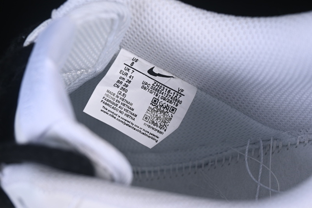 Nike [ZH0316-127]-[AIR FORCE 1 07 LOW CASUAL SNEAKERS WHITE/NAVY BLUE]-[WOMAN:36-39]-[MAN:40-45] - Image 5