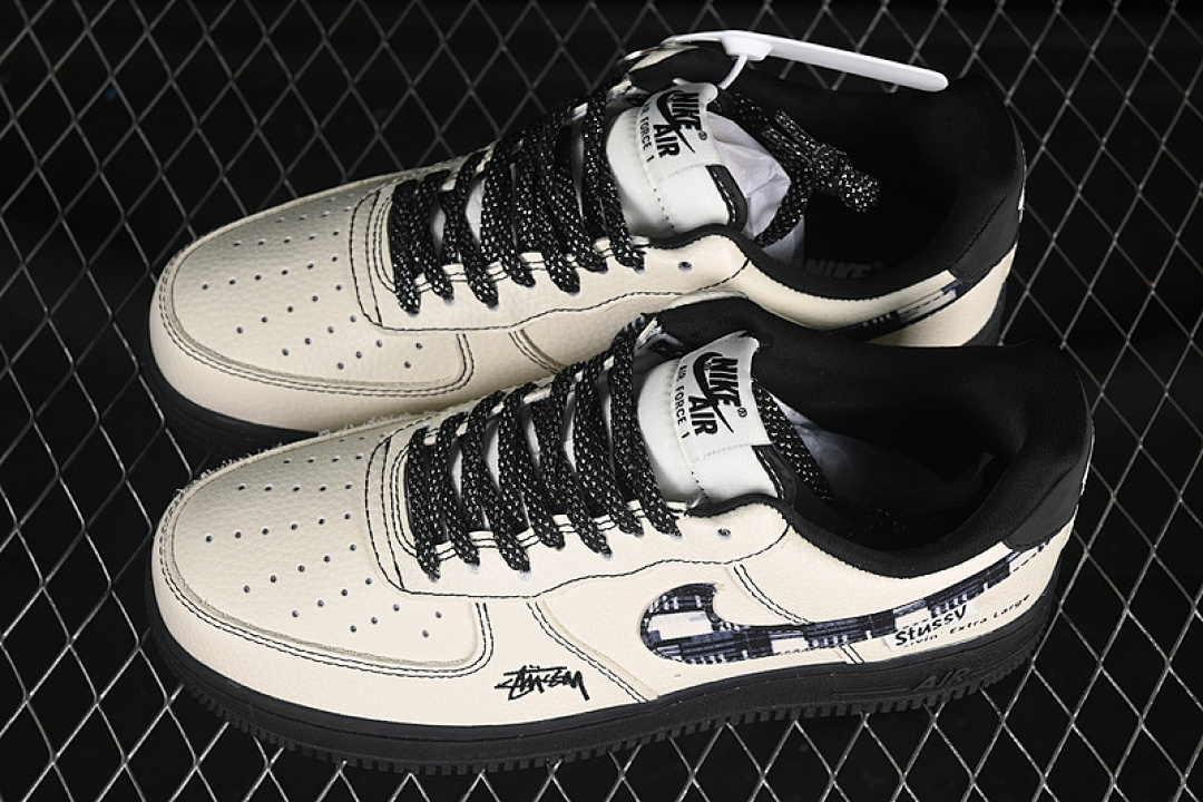 Nike [KK1988-071]-[AIR FORCE 1 07 LOW BLACK/BEIGE]-[WOMAN:36-39]-[MAN:40-45] - Image 11