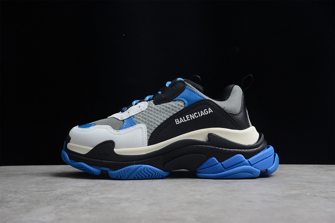 Unbranded [W20C50107]-[BA*LEN*CIAGA TRIPLE S GREY/BLACK/DARK BLUE]-[WOMAN:35-39]-[MAN:40-46], photo 1
