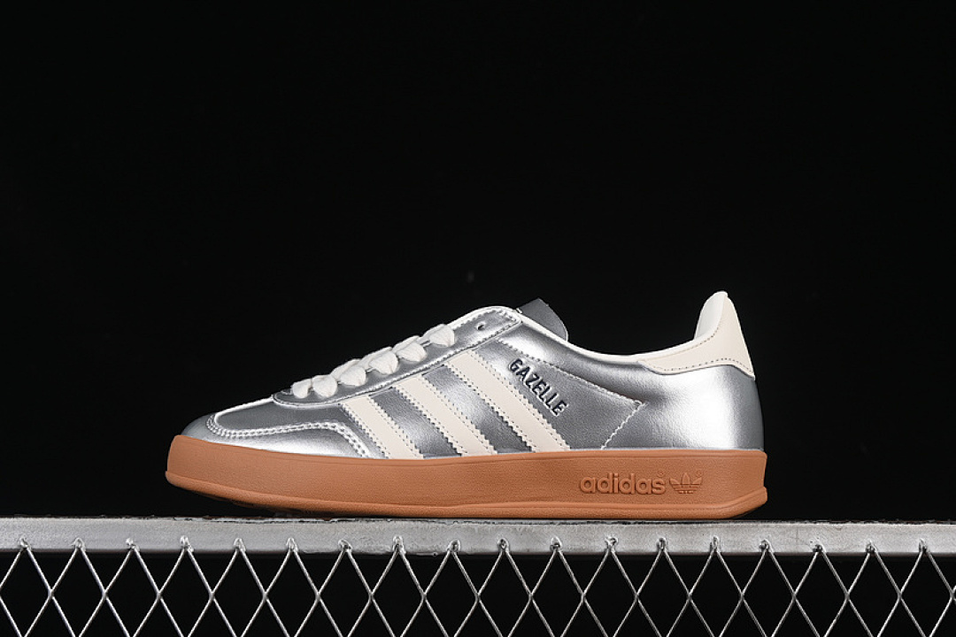 Unbranded [JR1206]-[ORIGINALS GAZELLE INDOOR SILVER/BROWN/WHITE]-[WOMAN:35-40], photo 1