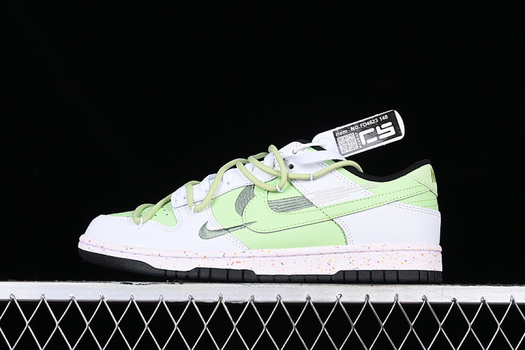 Unbranded [FD4623-148]-[DUNK LOW MULTI COLOR WHITE/GREEN]-[WOMAN:36-39]-[MAN:40-46], photo 1