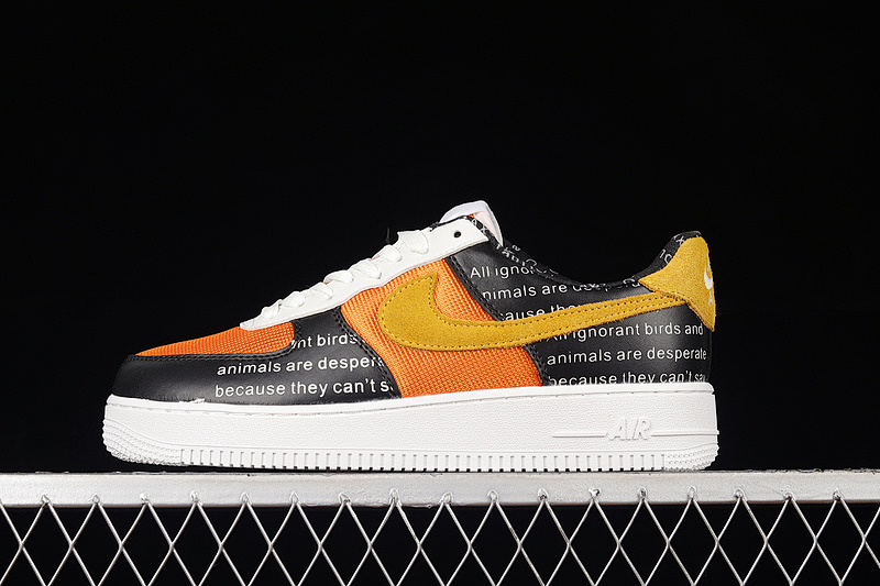 Nike Nike AIR FORCE 1 LOW 07 WHITE/BLACK/ORANGE · 315122-012, photo 1