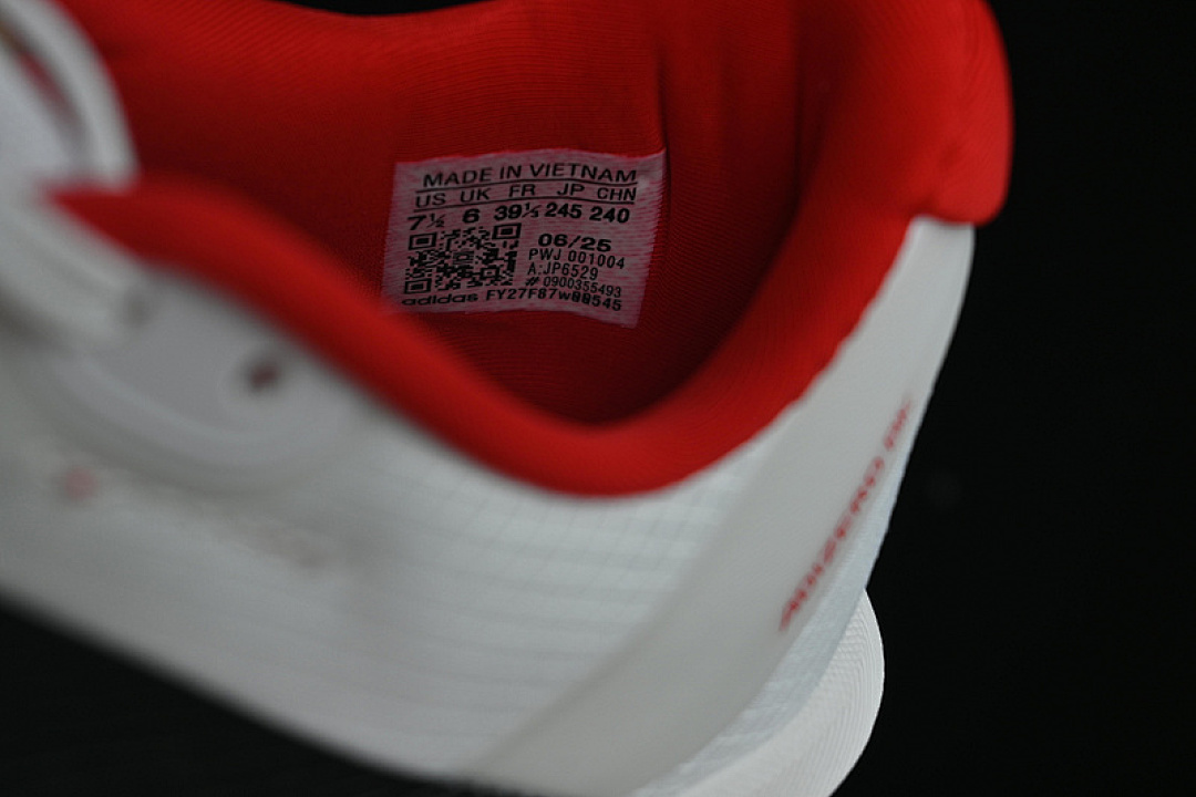 Unbranded [JP6529]-[ADIZERO BK WHITE/BLACK/RED]-[WOMAN:36-39]-[MAN:40-45] - Image 6