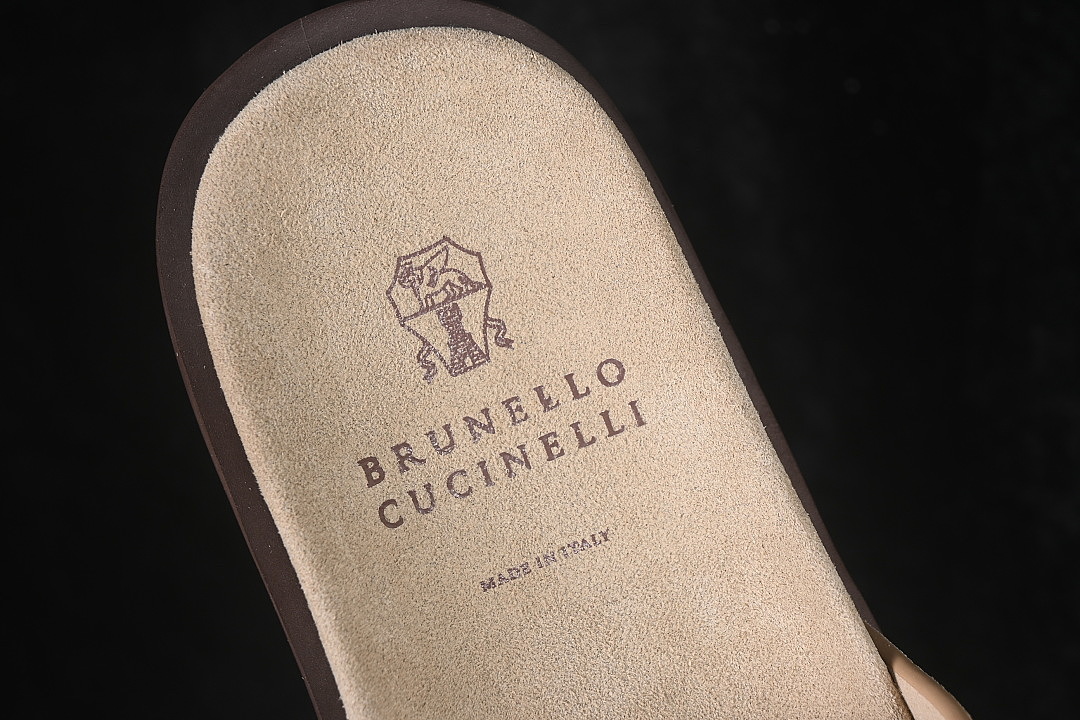 Unbranded [MZUSOLY236CDK54]-[BRUNELLO CUCINELLI FLIP FLOPS LIGHT GRAY/GREY]-[WOMAN:39]-[MAN:40-45] - Image 3