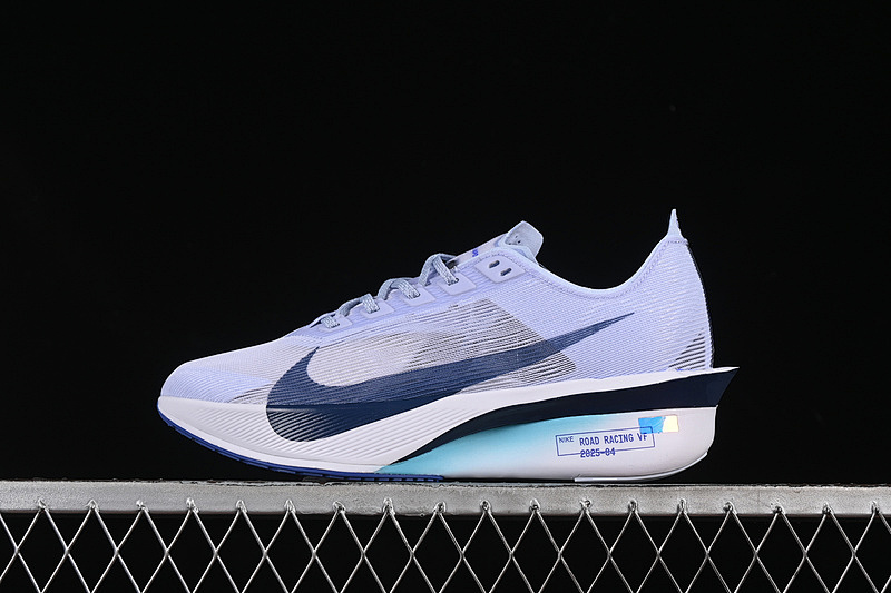 ZOOMX VAPORFLY NEXT% 4 GHOST/PERSIAN VIOLET/FOOTBALL GREY/BLUE VOID · HF6414-001, photo 1