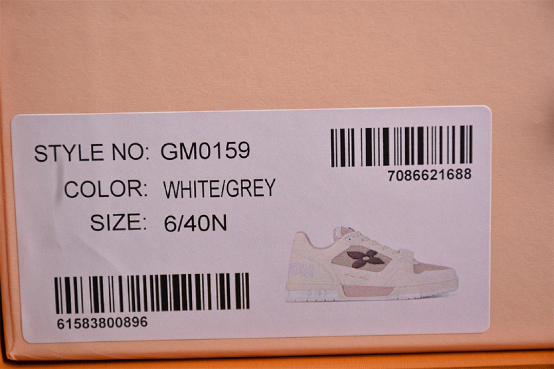 Louis Vuitton [2024TRAINER L*V LOUIS VUITTON TRAINER WHITE/GREY/KHAKI]-[WOMAN:35-39]-[MAN:40-45] - Image 3